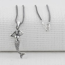 Deniz Kızı 925 Ayar Gümüş Erkek Kolye