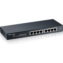 8 Bağlantı Noktalı 10/100/1000 Gigabit Switch | Smartmanaged | Masaüstü/duvar Tipi ve Fansız | Vlan, Igmp, Qos