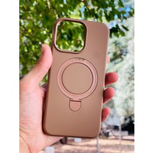 Apple iPhone 15 Plus Kılıf Mgsafe Özellikli Standlı Pastel Renkler Azn-Reggal