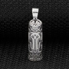 Cevşeni Kebir Dualı 925 Ayar Gümüş Erkek Kolye Ucu