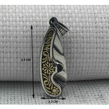 Bıcak 925 Ayar Gümüş Erkek Kolye