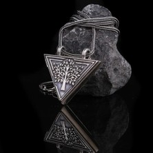 Muska Kabi Cevşen 925 Ayar Gümüş Erkek Kolye