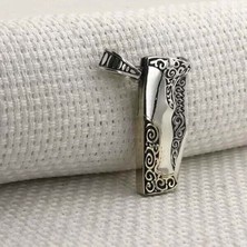 Avcı Cakı 925 Ayar Gümüş Erkek Kolye