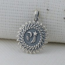 Galaksi  925 Ayar Gümüş Erkek Kolye Ucu