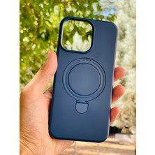 Apple iPhone 15 Plus Kılıf Mgsafe Özellikli Standlı Pastel Renkler Azn-Reggal