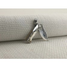 Cakı Avcı  925 Ayar Gümüş Erkek Kolye Ucu