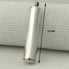 Silindir Cevşeni Kebir Dualı 925 Ayar Gümüş Erkek Kolye Ucu