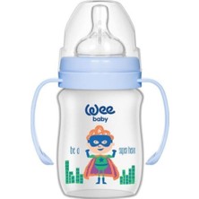 Geniş Ağzı Kulplu Pp Biberon 150 Ml, Pembe Veya Mavi Renk Seçenekleri