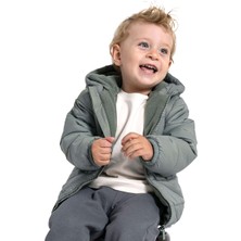 Hellobaby Kız Bebek Mont Fermuarlı Uzun Kol