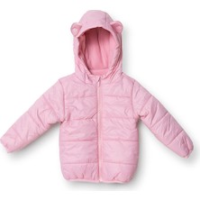 Hellobaby Kız Bebek Mont Fermuarlı Uzun Kol