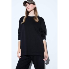 DeFacto Regular Fit Bisiklet Yaka Uzun Kollu Tunik F5117AX25AU