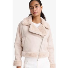 DeFacto Regular Fit Suni Kürk Astarlı Mont E8542AX25WN