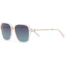 Despada Ds 2443 C4 Şeffaf Kare Kadın Güneş Gözlüğü