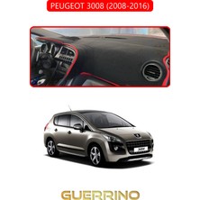 Peugeot 3008 (2008-2016)TORPİDO Koruma Halısı Kırmızı Kenar