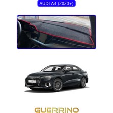 Audi A3 (2020+)TORPİDO Koruma Halısı Mavi Kenar