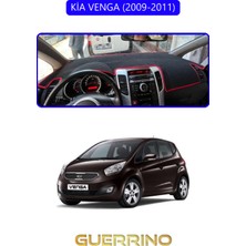 Kia Venga 2009-2011TORPİDO Koruma Halısı Mavi Kenar
