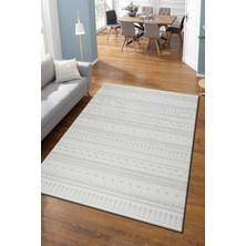 Modern Loop Sisal Halı Tüylenmez Polipropilen Dokuma Taban Modern Koridor Oda Halısı Gri