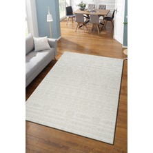 Modern Loop Sisal Halı Tüylenmez Polipropilen Dokuma Taban Koridor Oda Halısı Krem