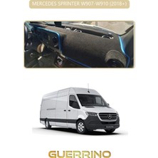 Mercedes Sprinter W907-W910 2018+TORPİDO Koruma Halısı Bej Kenar