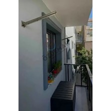 Deerpa Duvar Bağlantılı Alüminyum Balkon Çamaşırlık Kurutma Askısı