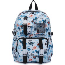 Crambler Winner Game Kawaii Tarz Okul Çantası Tek Parça Su Geçirmez 15 Litre Kapasiteli Unisex Turkuaz