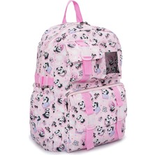 Crambler Kuromi Okul Çantası, Sırt Çantası, Laptop ve Çok Bölmeli Kawaii Tarz Okul Çantası