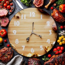 Cozy Co: Temperli Cam Daire Kesme ve Sunum Tablası, Kesme Tahtası, Kesme Tablası, Sunumluk, CKT013