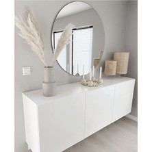 80CM Yuvarlak Ayna Dekoratif Ayna, Konsol Aynası, Hol Aynası, Dresuar Aynası