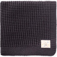 Selanik Triko Battaniye 80X100 (+/-5 cm ) Antrasit
