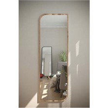 Tarz Design Kemence Ceviz Dekoratif Boy Aynası 50X150