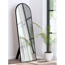 Siyah Ayaklı Antre Koridor Duvar Salon Banyo Wc Ofis Çocuk Yatak Odası Boy Aynası 40X120 cm