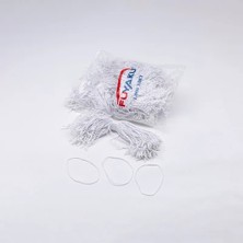 Fuyaku Füze Kilitli Ip Klips Mumlu Beyaz 22.5 cm (1.000 Adet)