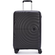 Benetton Trolley Valiz Siyah Orta Boy 14BNT8002-02-SY