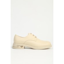 Kadın Bej Oxford Ayakkabı PC-55225