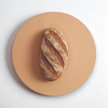 Cozy Co: Temperli Cam Daire Kesme ve Sunum Tablası, Kesme Tahtası, Kesme Tablası, Sunumluk, CKT014