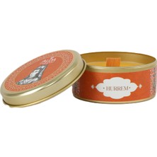 Hürrem - Gold Teneke Mum 100 cc Şeftali Kokulu