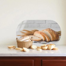 Cozy Co: Temperli Cam Oval Kesme ve Sunum Tablası, Kesme Tahtası, Kesme Tablası, Sunumluk, CKT015