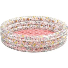 IH58427 Intex 3 Boğumlu Çiçek Desenli Bebek Havuzu 86X25CM