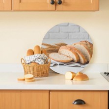 Cozy Co: Temperli Cam Daire Kesme ve Sunum Tablası, Kesme Tahtası, Kesme Tablası, Sunumluk, CKT015