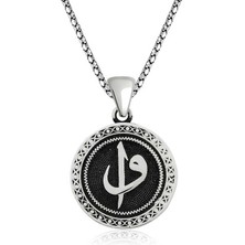 Blackcraft Gümüş Elif Vav Kolye (BC-81AF89)