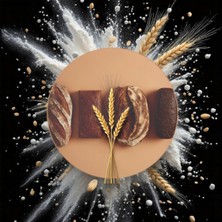 Cozy Co: Temperli Cam Daire Kesme ve Sunum Tablası, Kesme Tahtası, Kesme Tablası, Sunumluk, CKT016