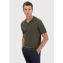 Ramsey Haki Düz Örgü Triko