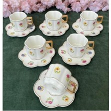 Acar Vıvıan 6lı Kahve Fincan Takımı MXG-06045