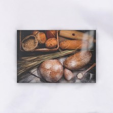 Cozy Co: Temperli Cam Dikdörtgen Kesme ve Sunum Tablası, Kesme Tahtası, Kesme Tablası, Sunumluk, CKT018