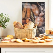 Cozy Co: Temperli Cam Dikdörtgen Kesme ve Sunum Tablası, Kesme Tahtası, Kesme Tablası, Sunumluk, CKT018