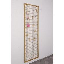 Sık Telli Tel Raf Gold Boyalı 60*180