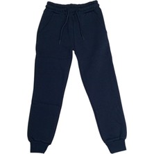 Erkek Çocuk /kız Çocuk Üç Ip Şardonlu Lacivert Eşofman Altı