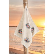 Varol Organik %100 Pamuk Müslin Peştemal - Göz