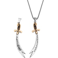 Blackcraft 925 Ayar Gümüş Zülfikar Kılıcı Gümüş Kolye (BC-00846C)