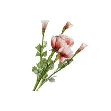 Beyaz Pembe Yapay Çiçek 90CM Dekorasyon